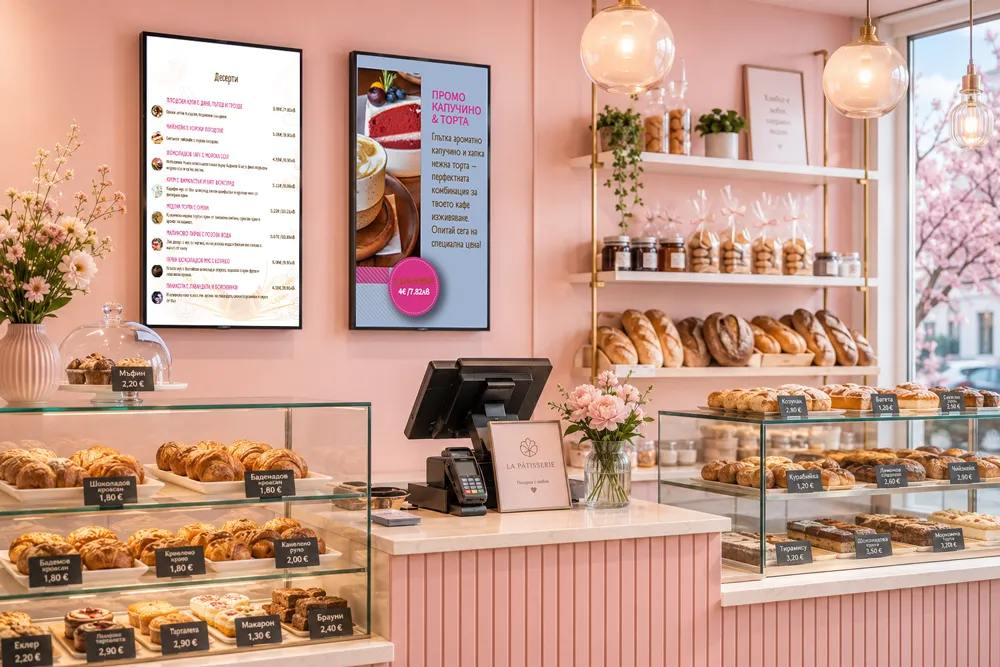 5 benefits of digital screens for restaurants and bars