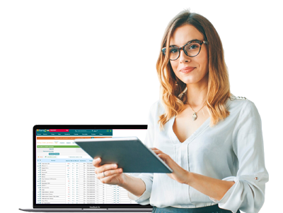 Customer database with history