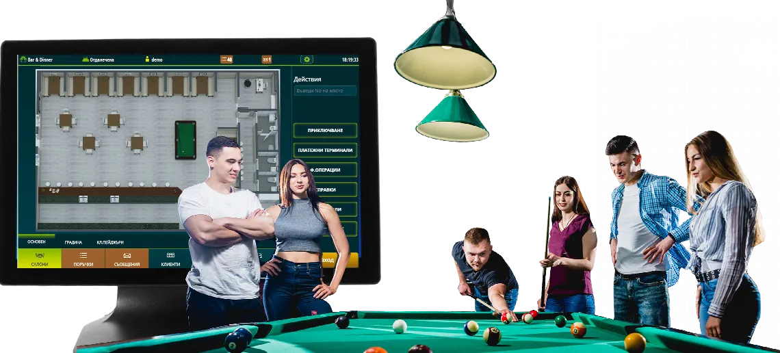 Managing pool tables with a controller